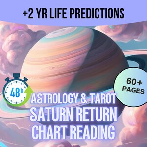 Astrologie approfondie du retour de Saturne et lecture du tarot | Analyse astrologique| Lecture de tarot d'astrologue personnel psychique expérimenté
