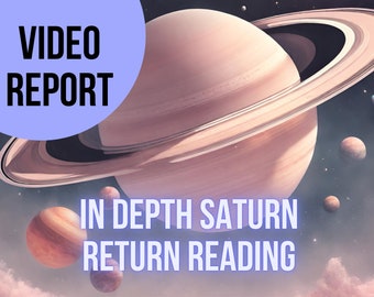 In Depth Video Saturn Return Astrology Reading| Birth Chart Astrology Video Analysis| Psychic Experienced Personal Astrologer