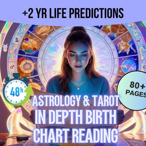 Lectura de cartas natales, astrología y tarot en profundidad / Análisis astrológico / Lectura de tarot de astrólogo personal con experiencia psíquica