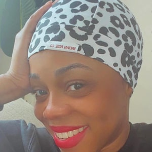 Satin Wrap Cap for Natural Straightened Hair | Sleep Exercise Protection