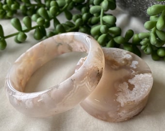 桜バングル - 59 mm 桜瑪瑙バングル - Etsy 日本