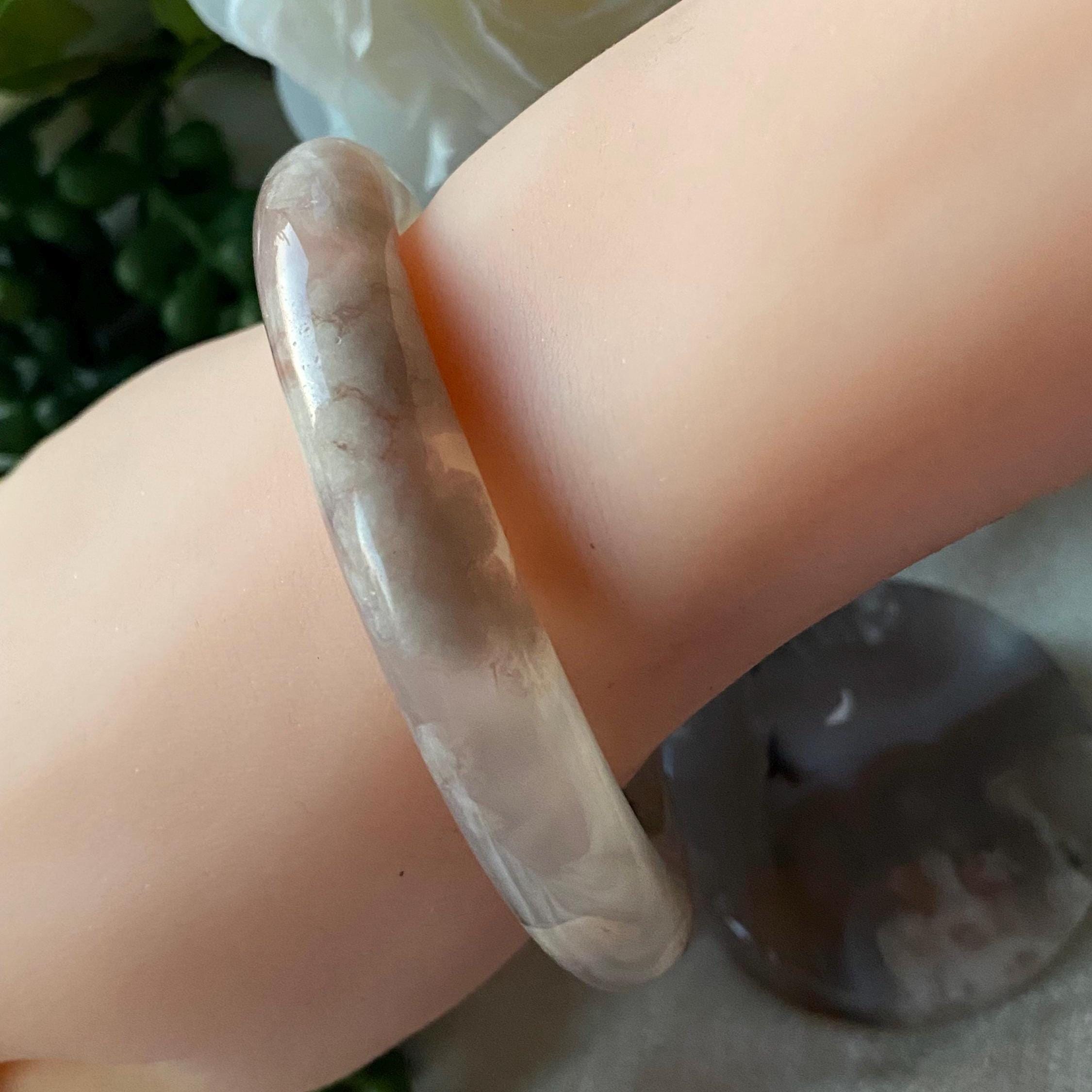 桜バングル - 59 mm 桜瑪瑙バングル - Etsy 日本