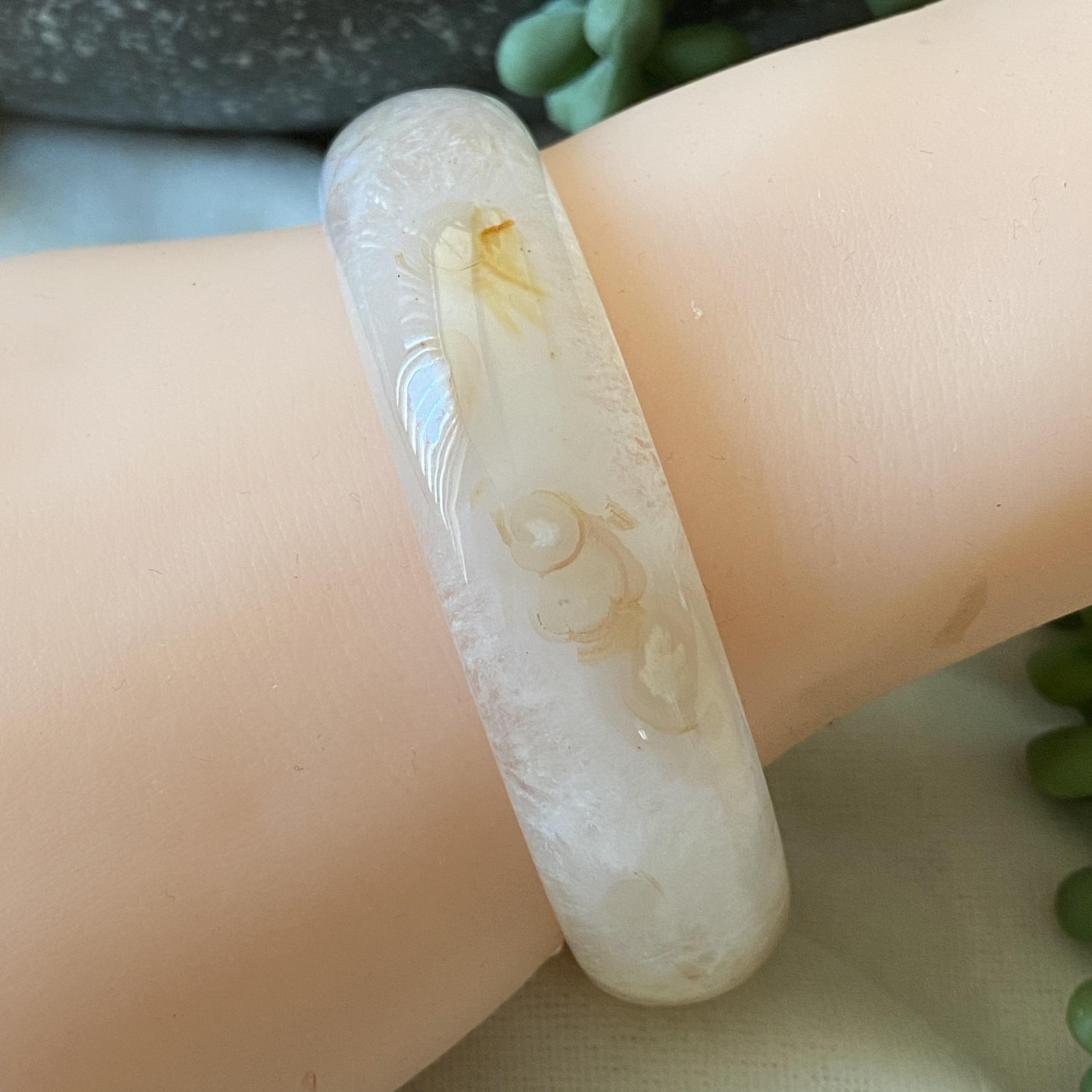 桜バングル - 59 mm 桜瑪瑙バングル - Etsy 日本