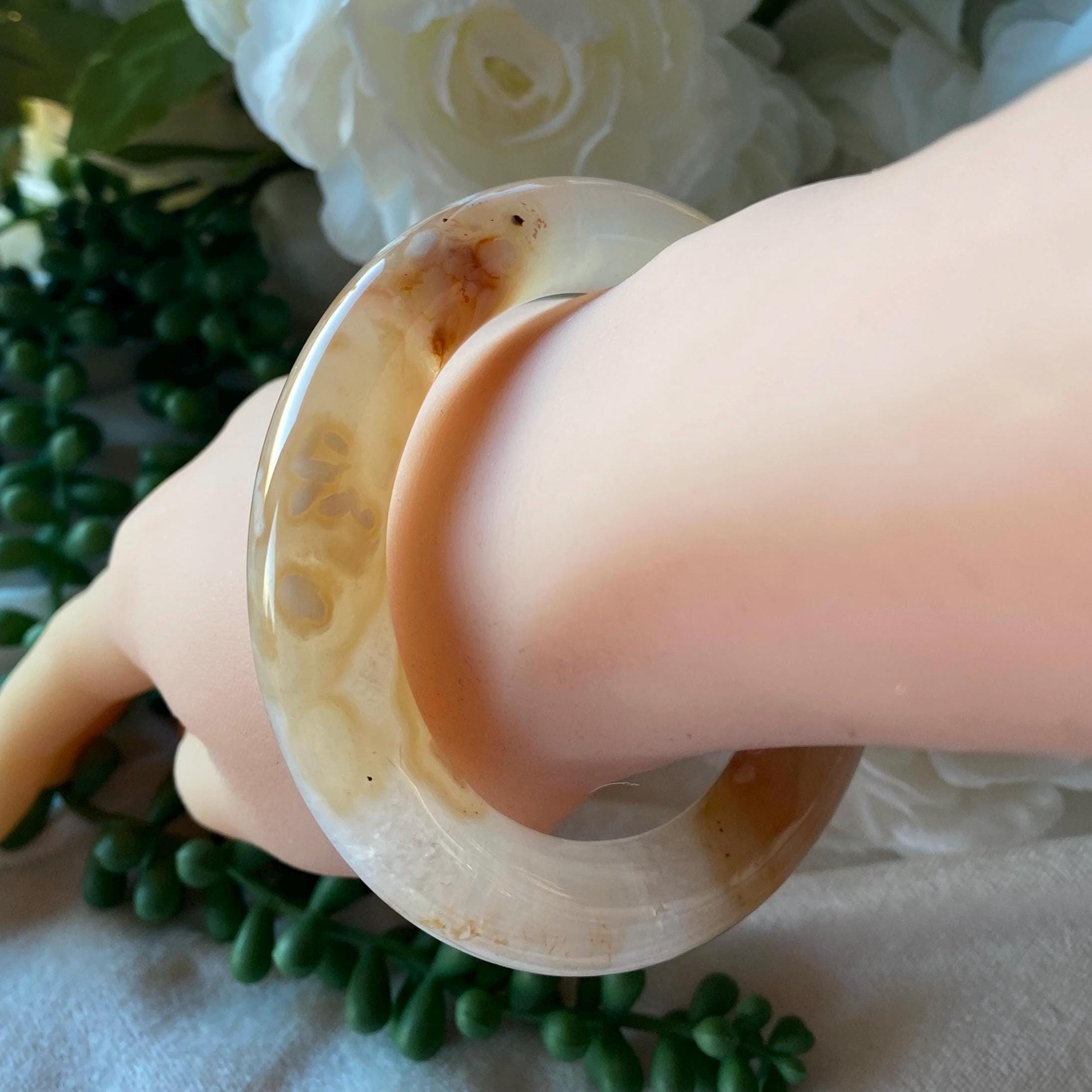 桜バングル - 57 mm 桜瑪瑙バングル - Etsy 日本