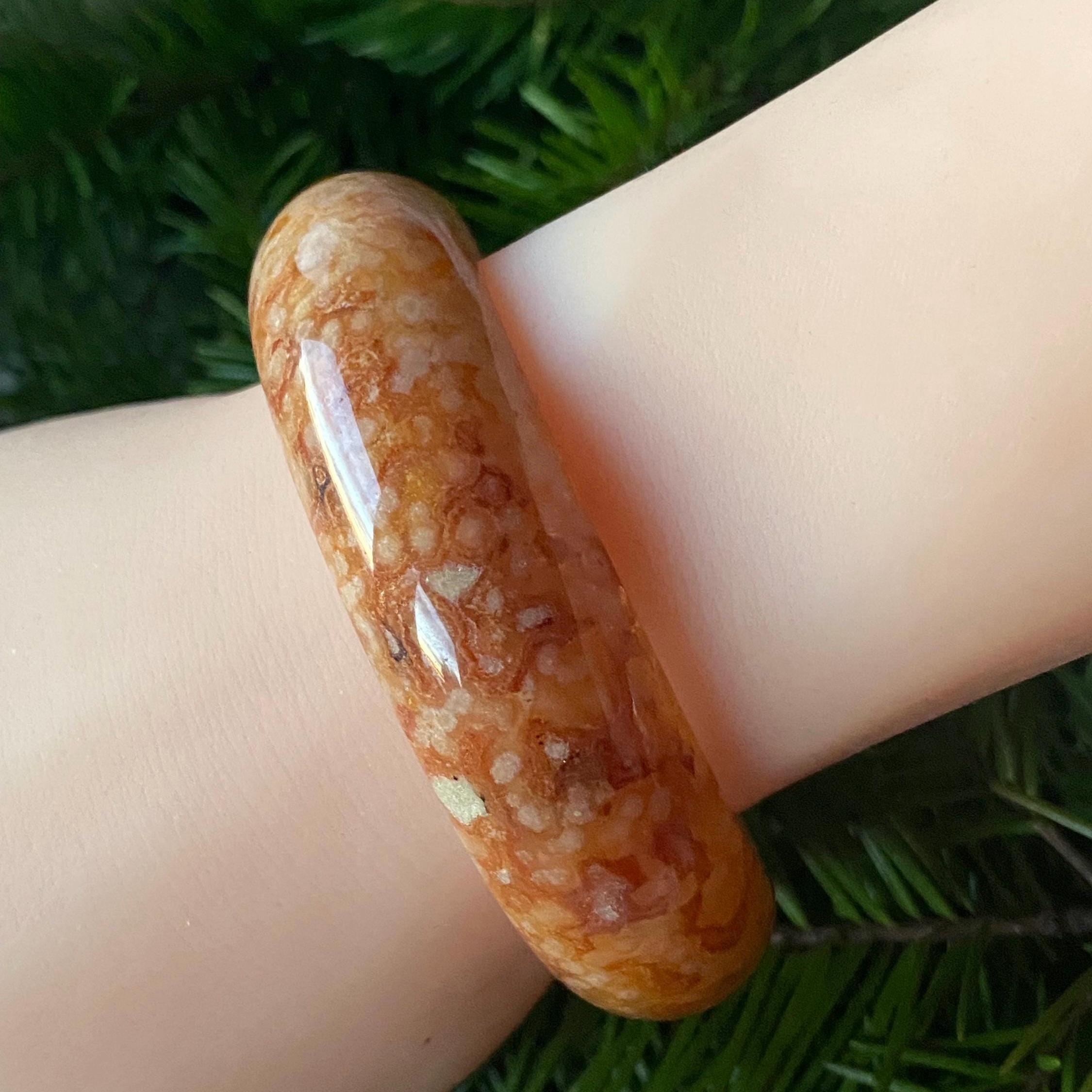 桜バングル - 59 mm 桜瑪瑙バングル - Etsy 日本