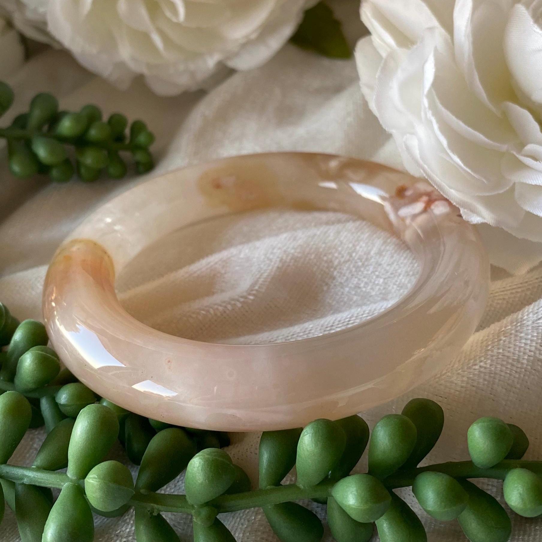 桜バングル - 57 mm 桜瑪瑙バングル - Etsy 日本