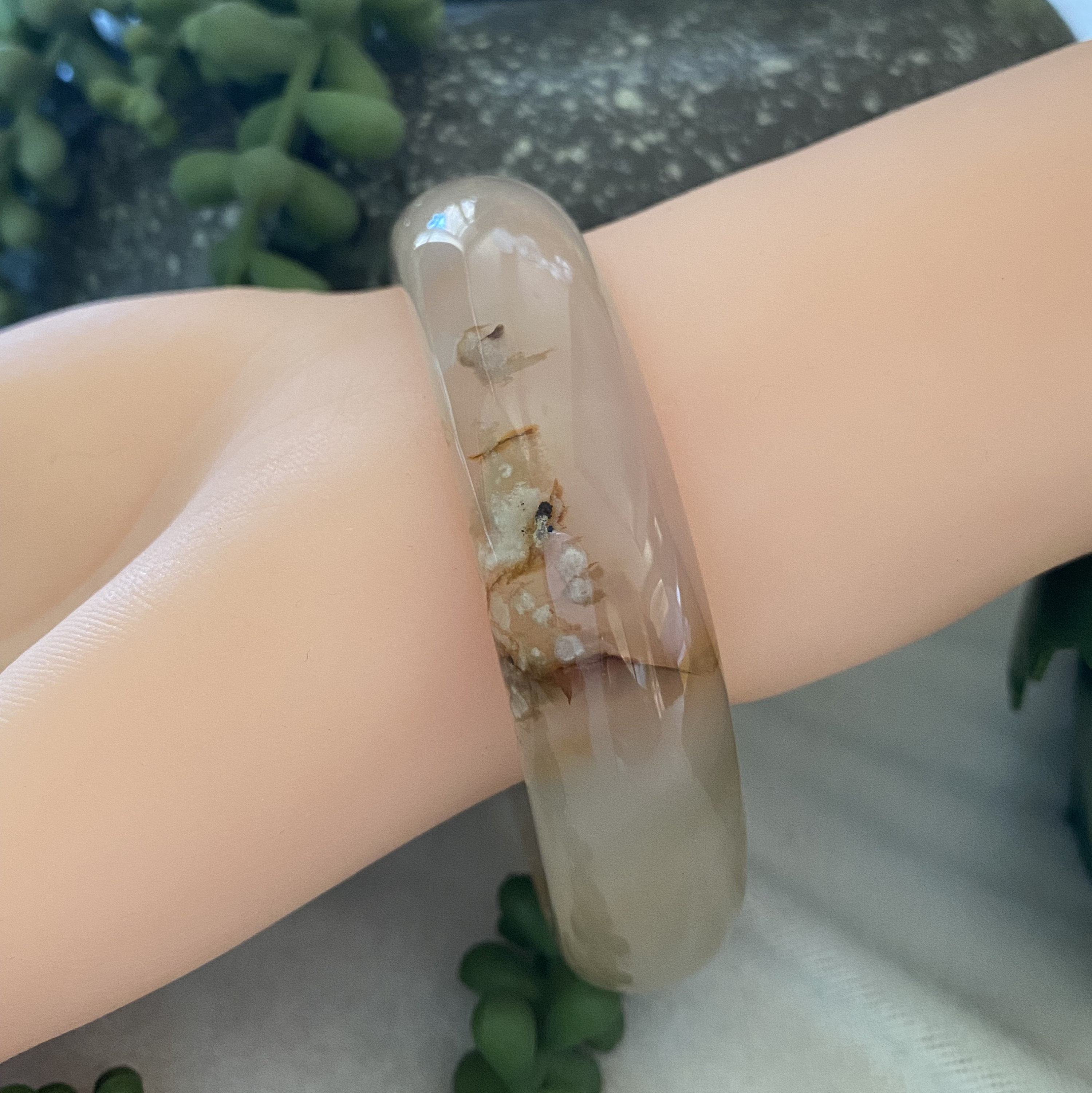 桜バングル - 61 mm 桜瑪瑙バングル - Etsy 日本