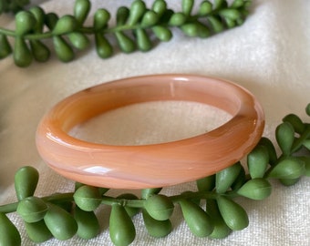 Natural Agate - 58mm All Natural Agate Bangle Bracelet