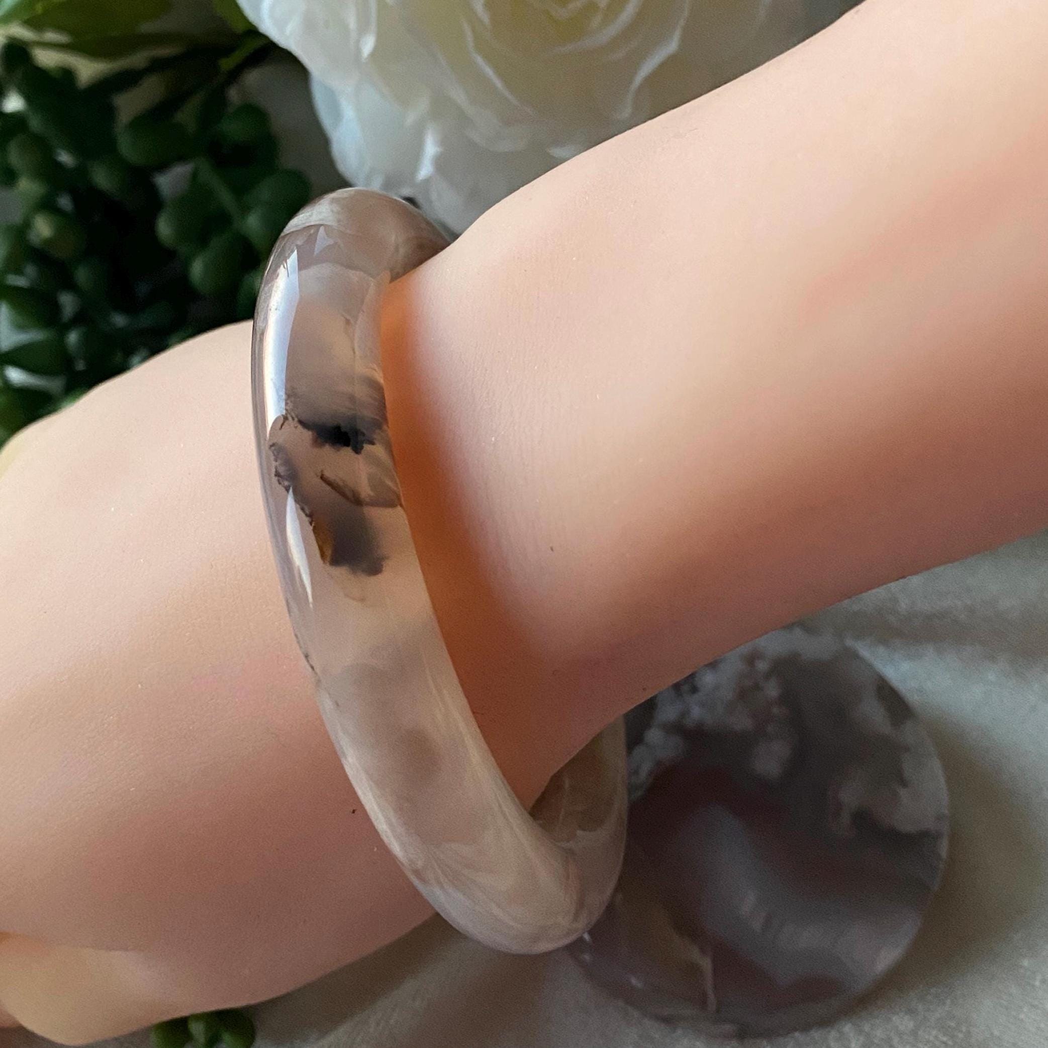 桜バングル - 59 mm 桜瑪瑙バングル - Etsy 日本