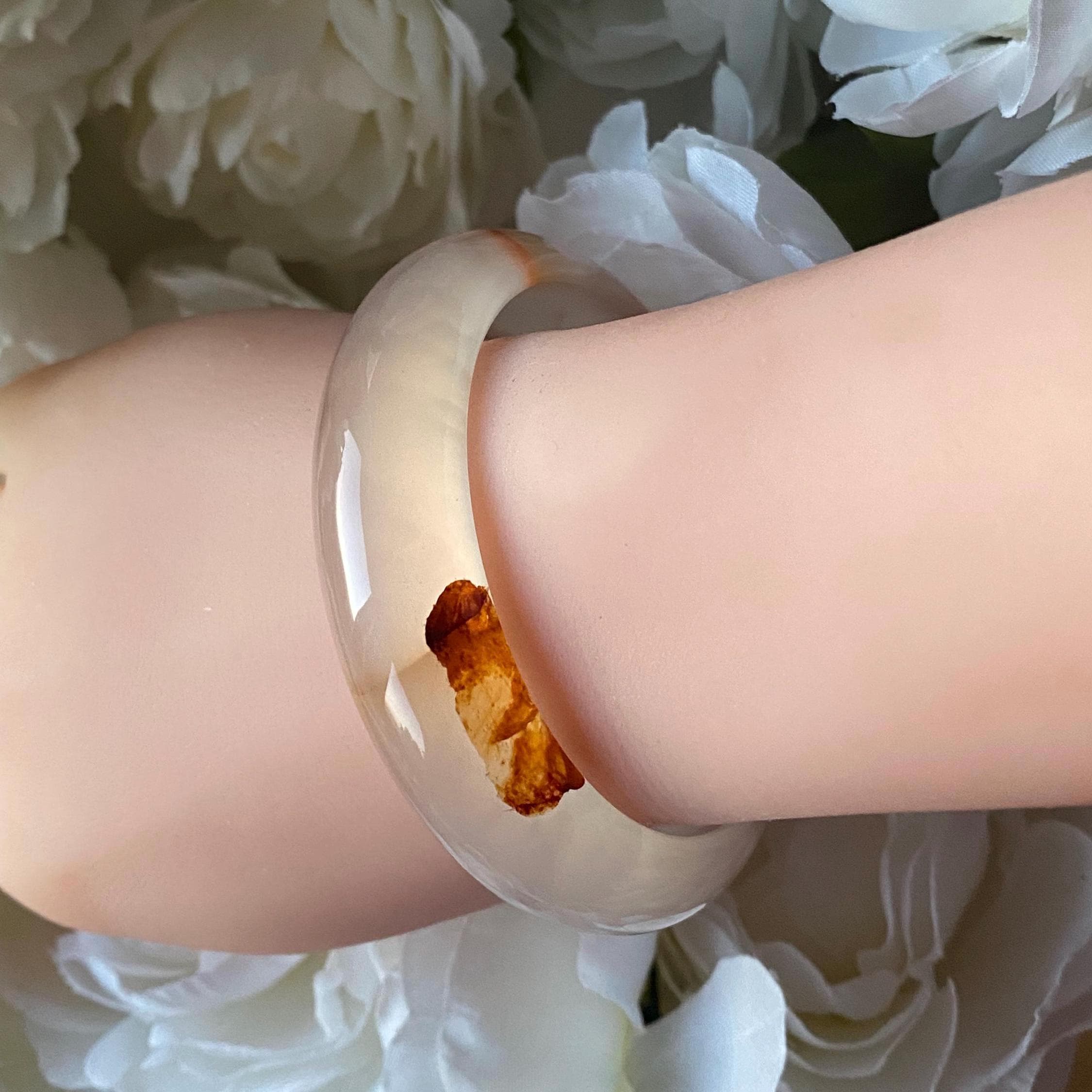 桜バングル - 57 mm 桜瑪瑙バングル - Etsy 日本