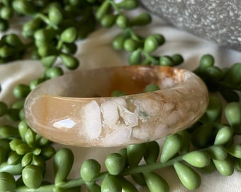 桜バングル - 56 mm 桜瑪瑙バングル - Etsy 日本