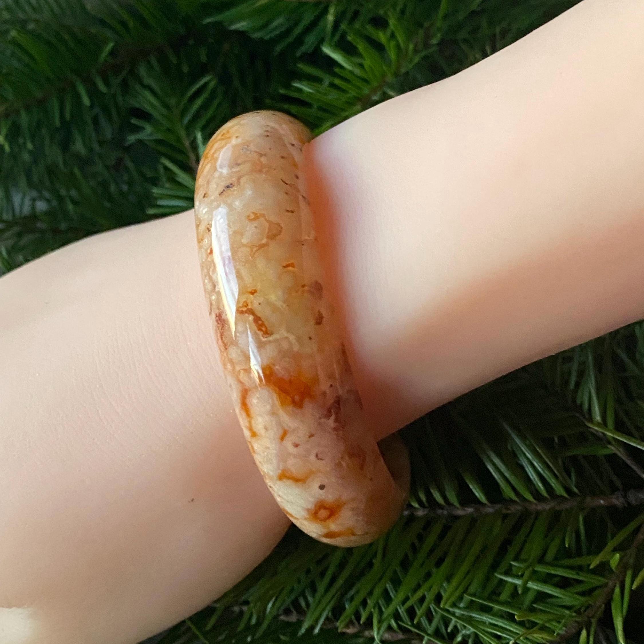 桜バングル - 59 mm 桜瑪瑙バングル - Etsy 日本