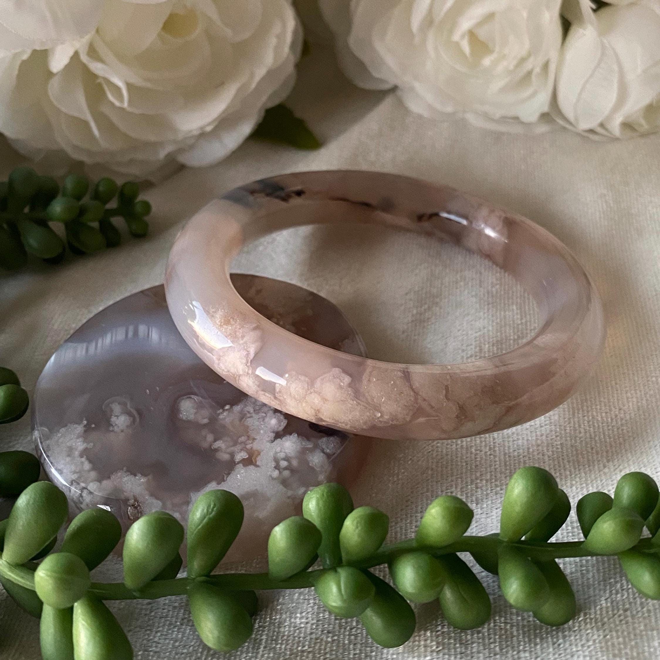 桜バングル - 59 mm 桜瑪瑙バングル - Etsy 日本
