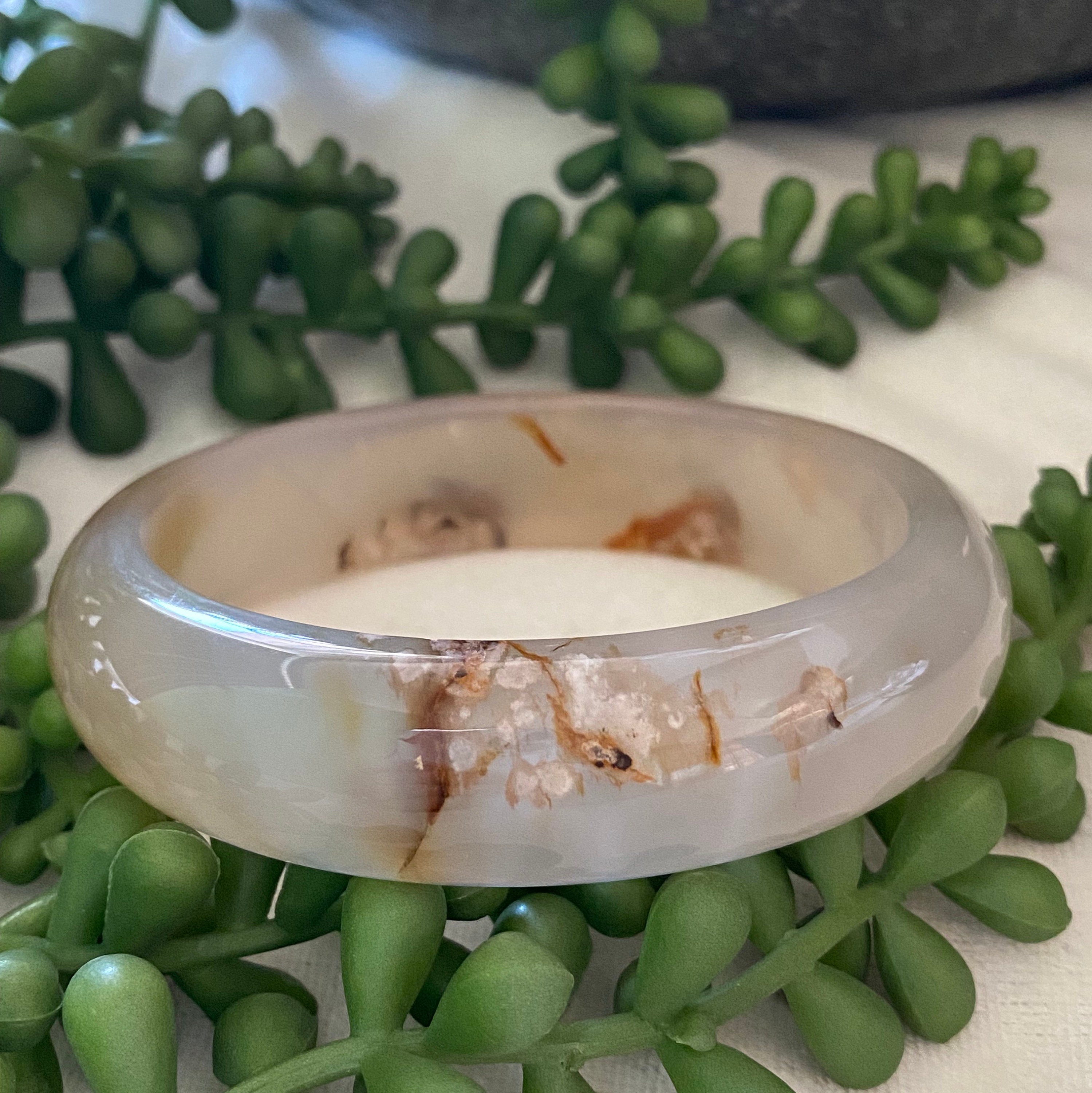 桜バングル - 61 mm 桜瑪瑙バングル - Etsy 日本