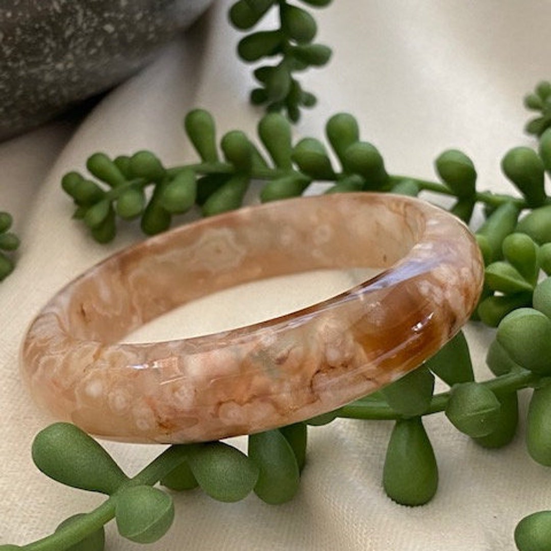 桜バングル - 57 mm 桜瑪瑙バングル - Etsy 日本