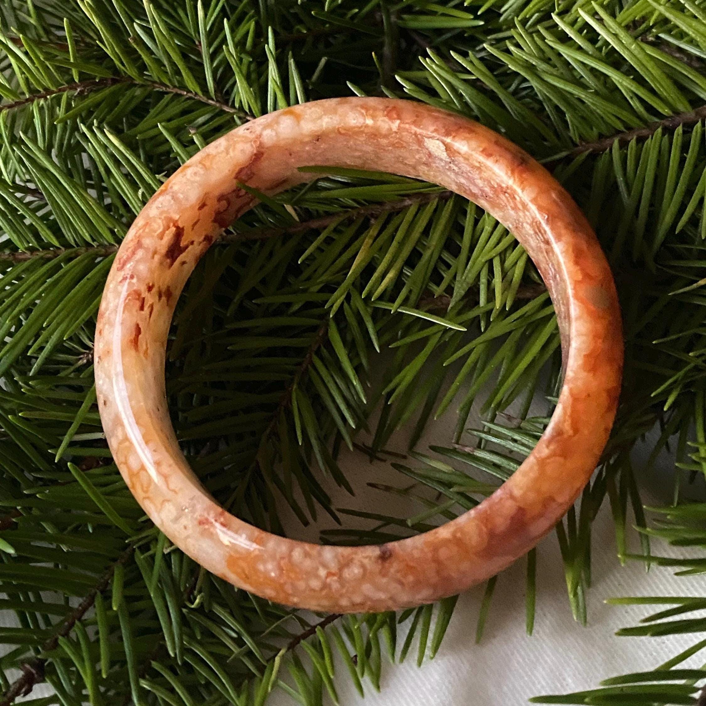 桜バングル - 59 mm 桜瑪瑙バングル - Etsy 日本