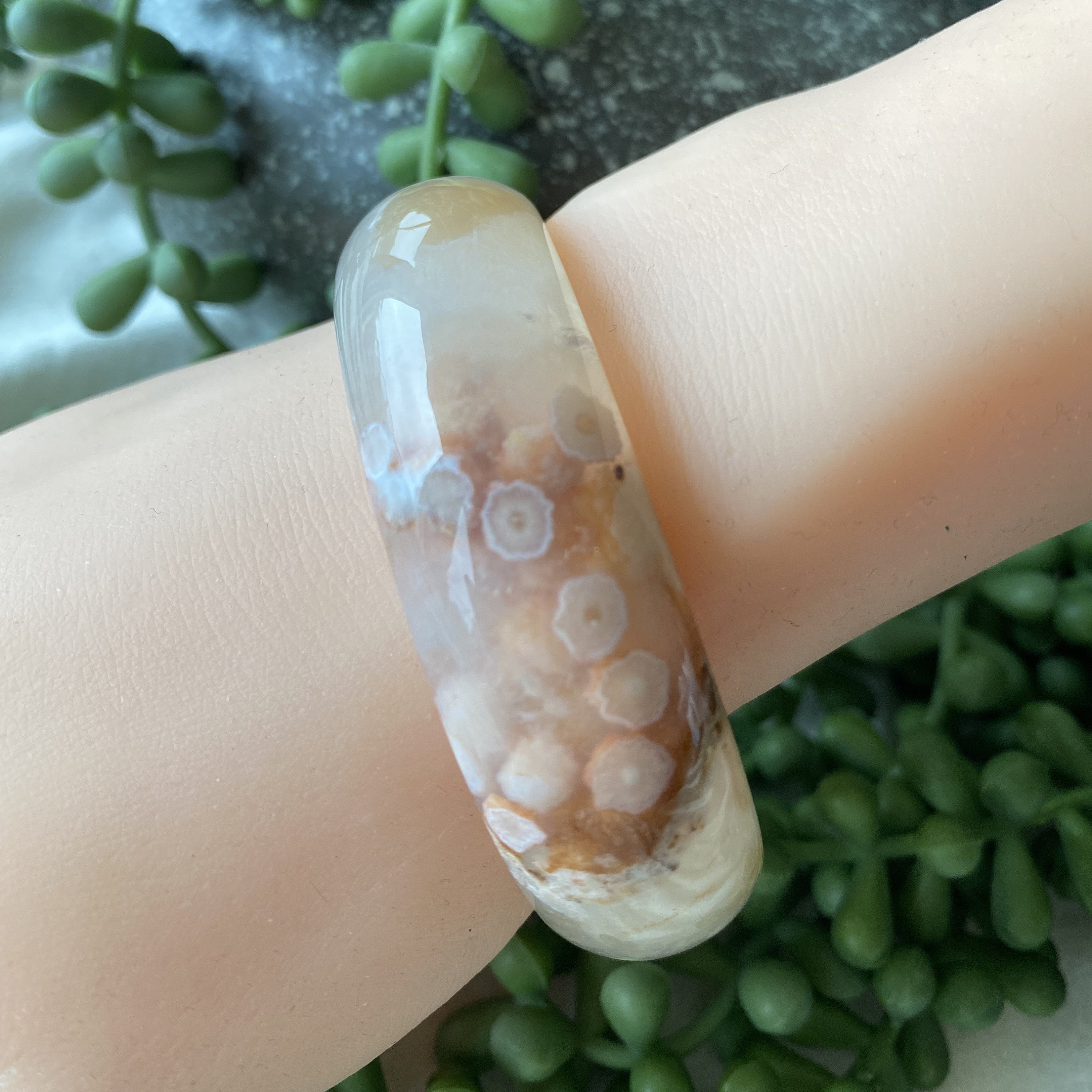 桜バングル - 57 mm 桜瑪瑙バングル - Etsy 日本