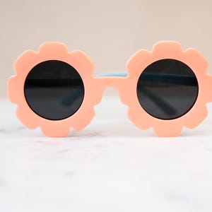 Daisy Toddler Sunglasses: Retro Flower Kids Sunnies - UV400