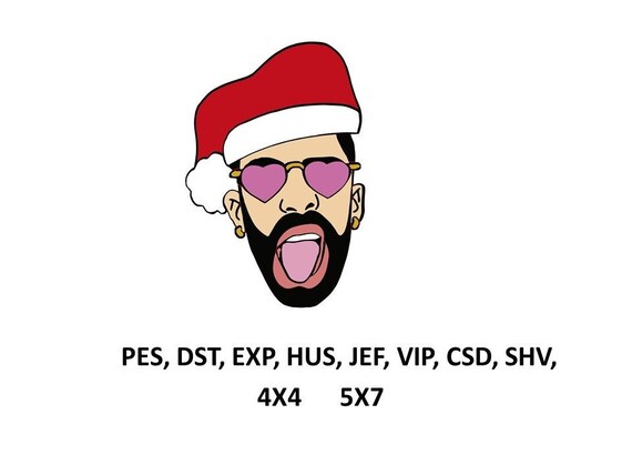 Bad bunny with santa hat Clearance