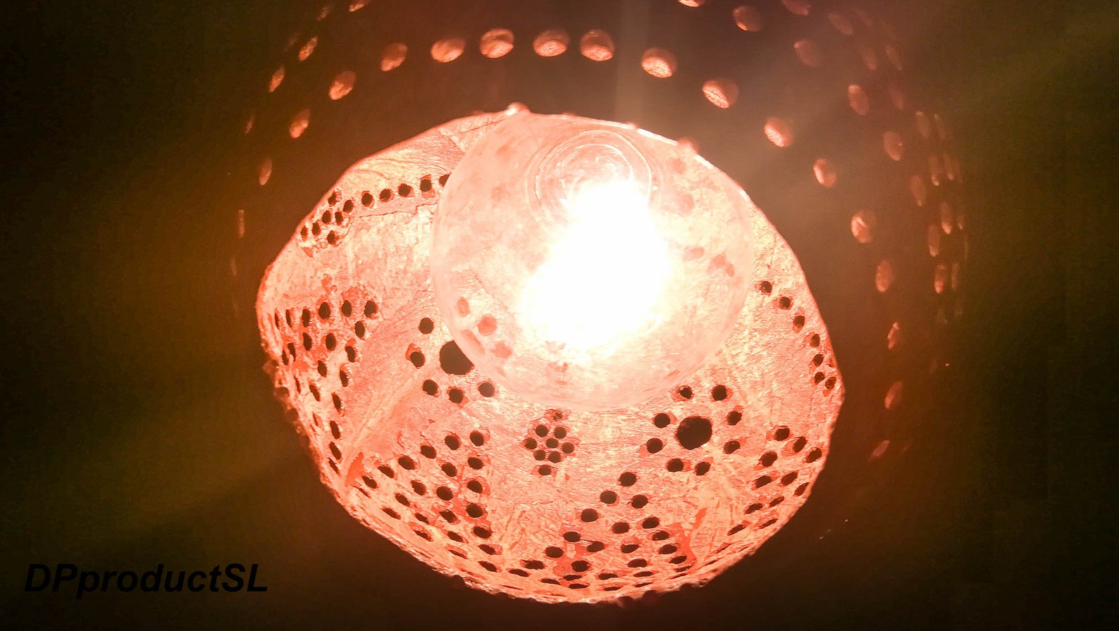 Coconut Shell Bedroom Lamp.Indoor or outdoor candle light Etsy