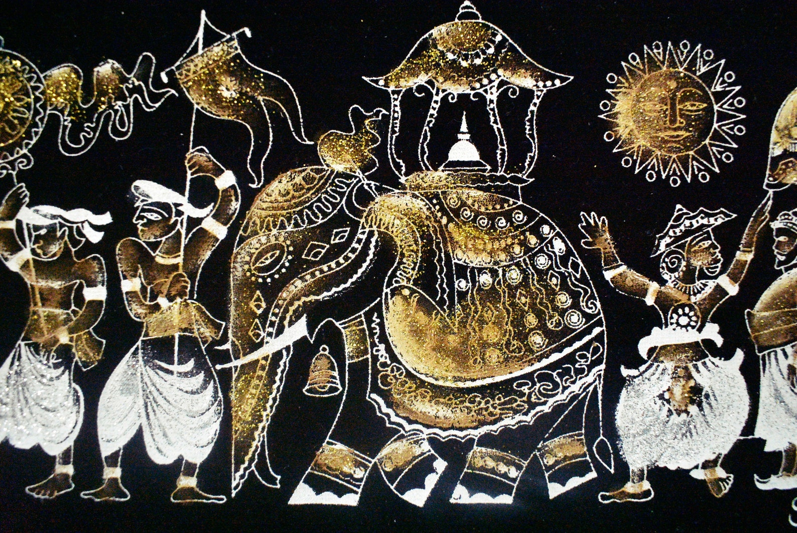 Wall Hanging Art Paintings Of Kandy Esala Perahera Sri Lankan Etsy