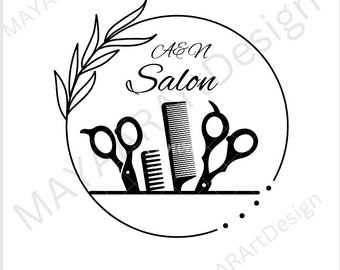Logo del salone, design del logo personalizzato, design del logo aziendale, design del logo di bellezza, design del logo digitale