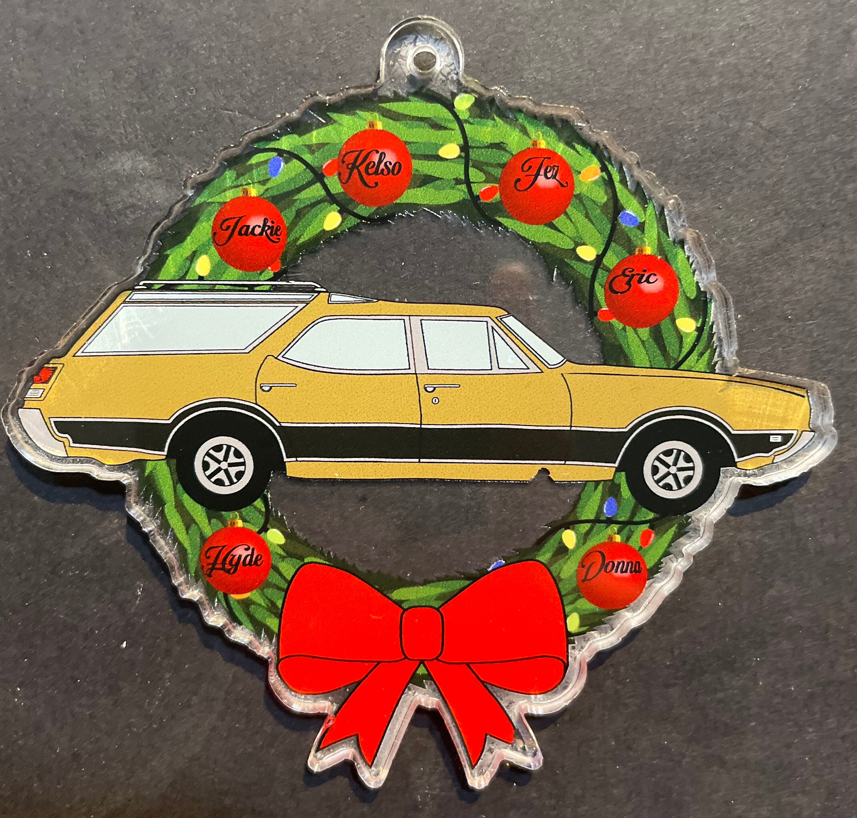 That 70s Show Ornament Vista Cruiser Wreath 70s Christmas Gifts Eric