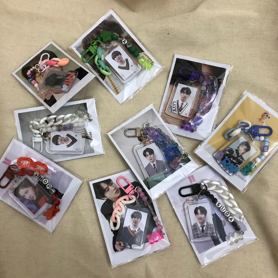 BTS keychain 40g Etsy