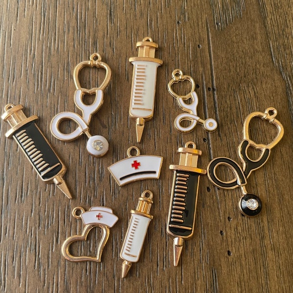 Nurse Charms Etsy