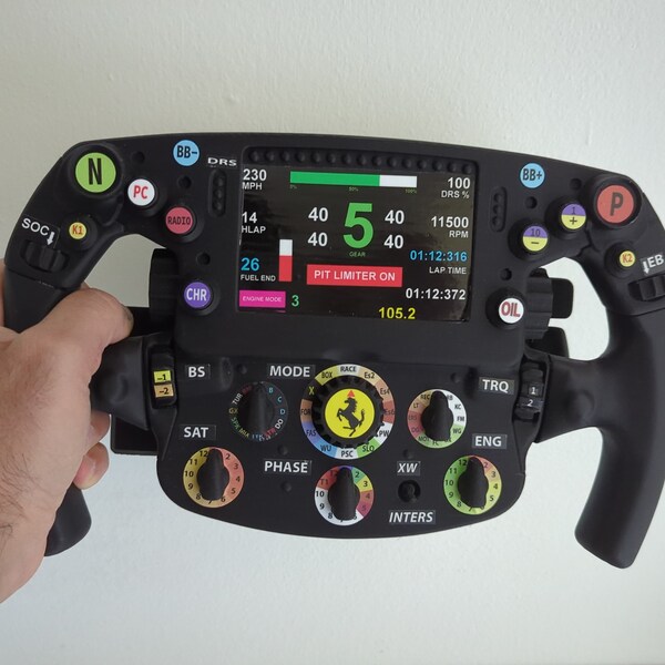 Ferrari - Formula One - Charles Leclerc and Carlo Sainz 2022 - Replica Steering Wheel