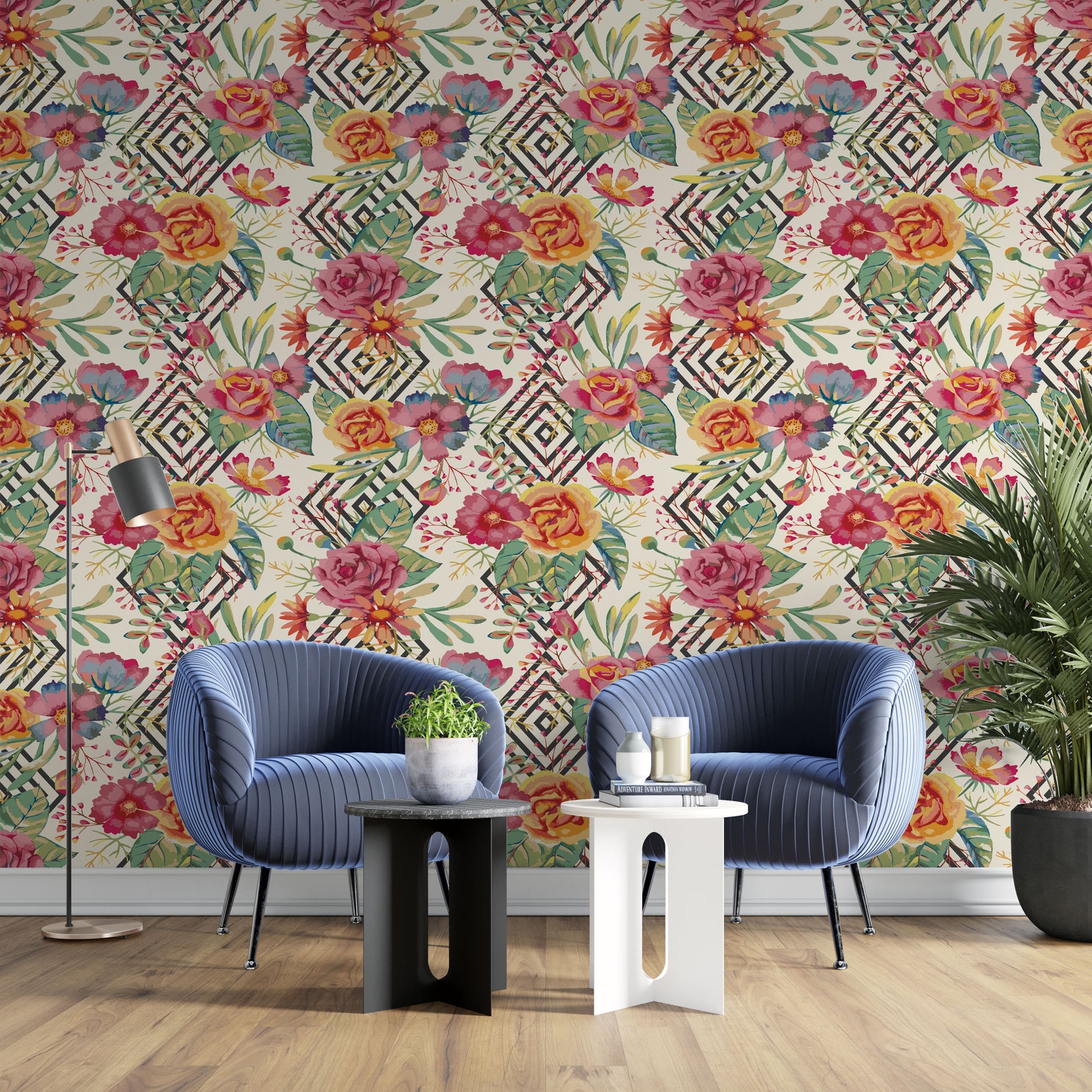 Watercolor Wallpaper Kitchen and Dining Self Adhesive - Etsy