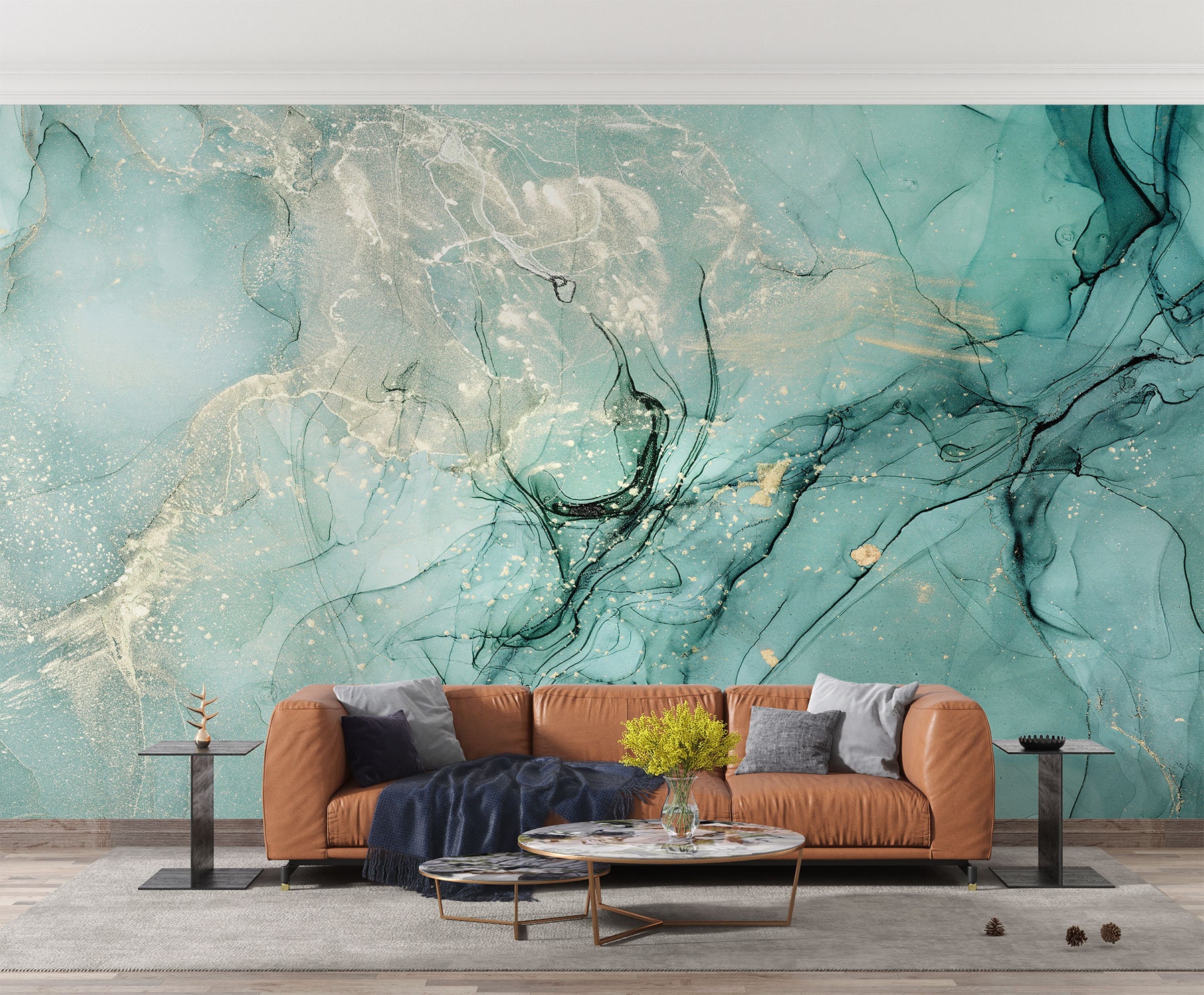 Art Wallpaper Peel and Stick Self Adhesive Marble Wall Mural Etsy UK