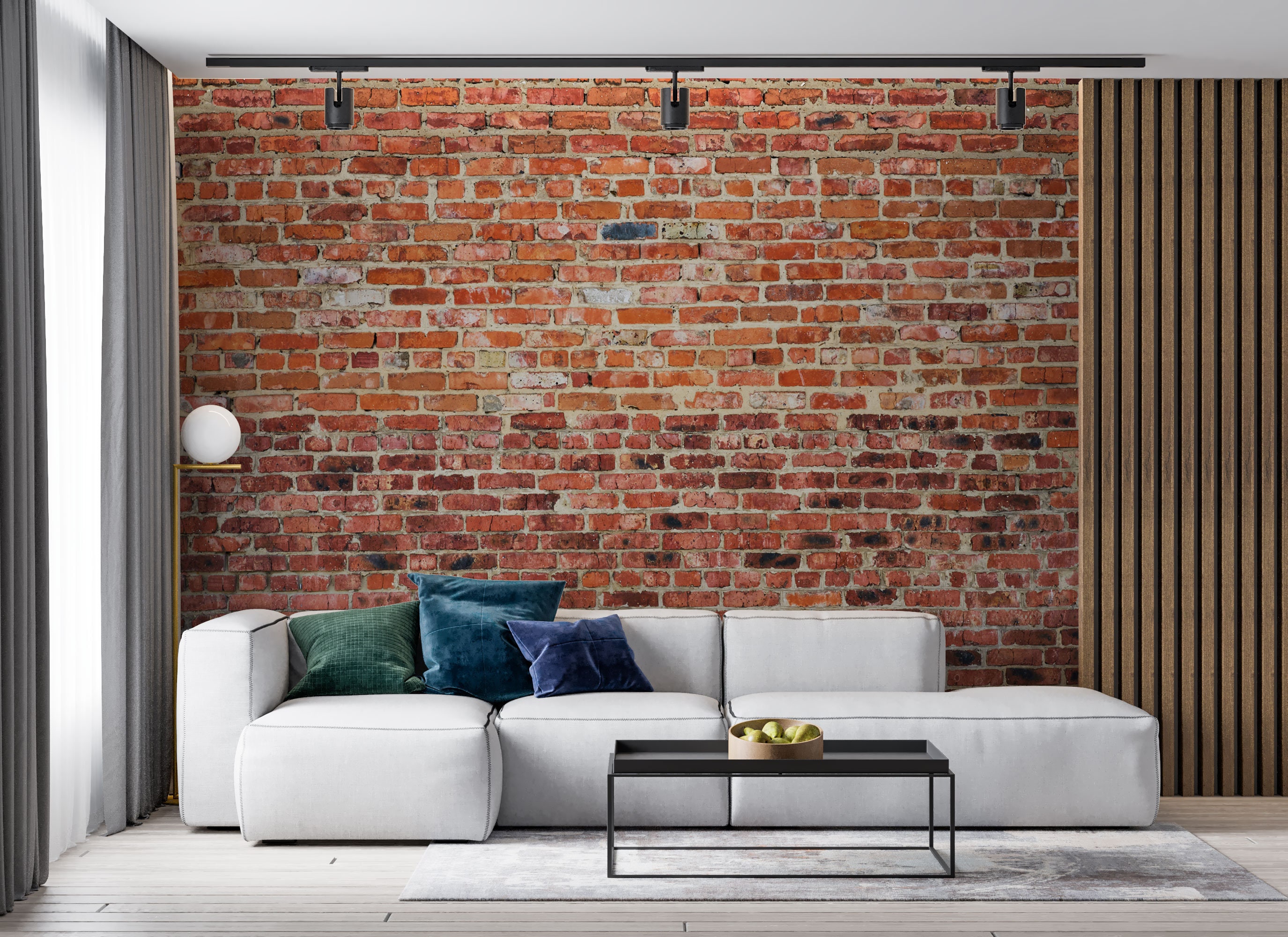 Brick Wallpaper - Etsy Brick Wallpaper - Etsy