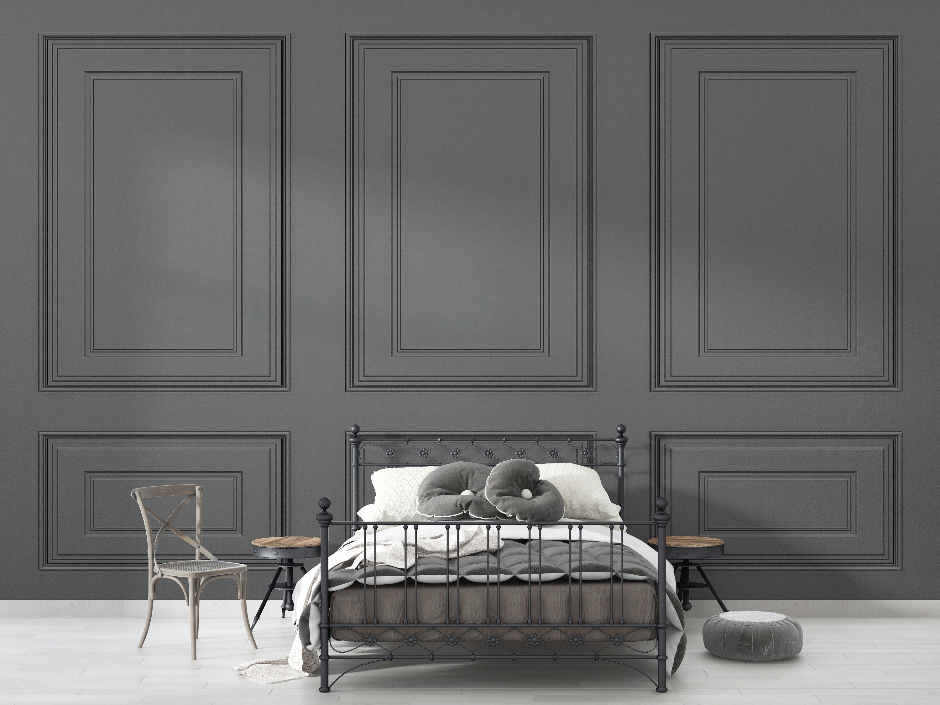 Classic Black Wall Removable Wallpaper Murals by Welovewallz Etsy UK