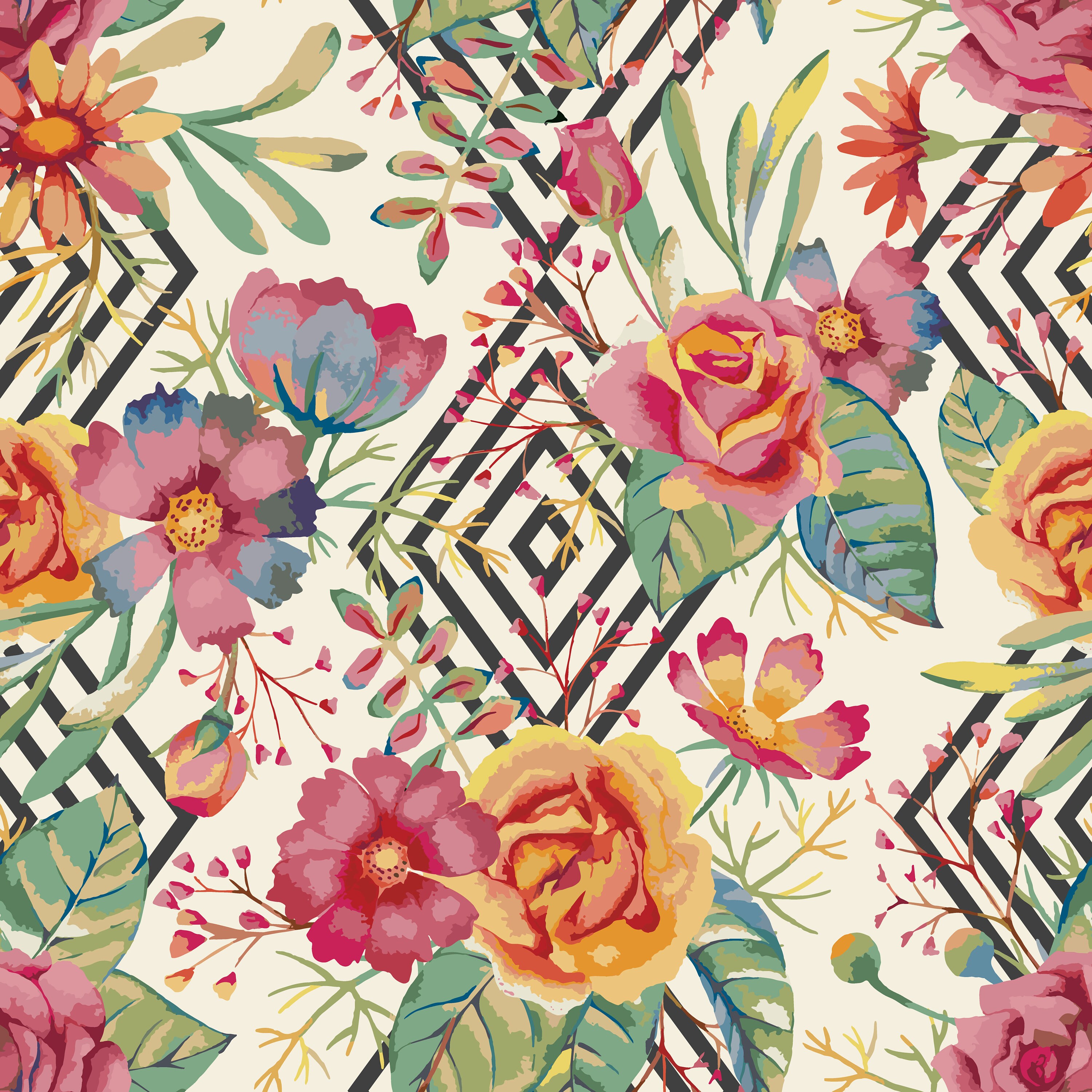 Watercolor Wallpaper Kitchen and Dining Self Adhesive - Etsy