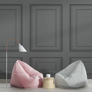 High-quality 3D black wallpaper panel design close-up