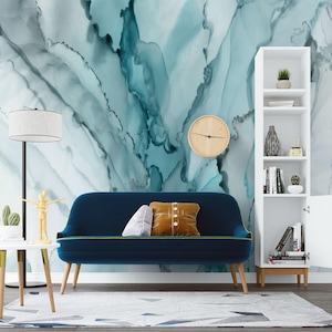 Alcohol ink wallpaper, Marble wall Peel and Stick, Self Adhesive, Wallpaper Murals