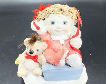 1994 Dreamsicles Open Me First Made in Mexico Figurine Cast Art Figure Signed