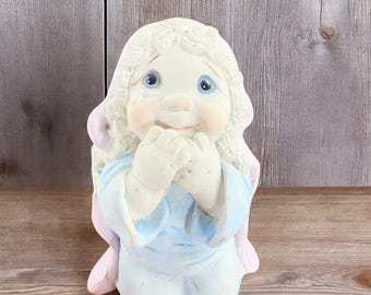 1995 Dreamsicles Cast Art Nativity Mary Figurine Artist Signed Vintage Figure