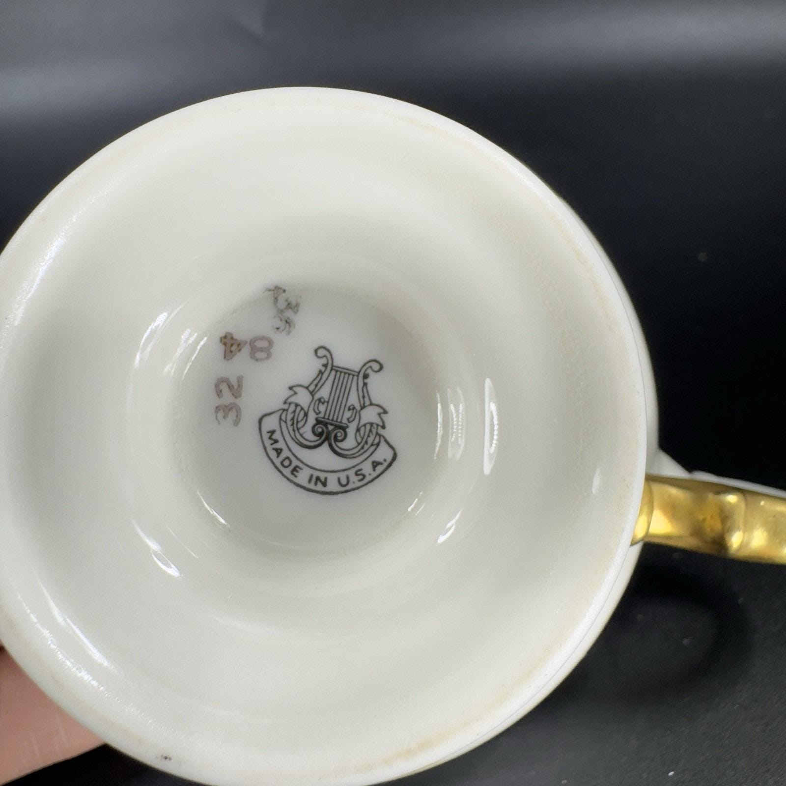 Vintage Castleton China Dolly Madison USA Ivory Pink Rose Teacup and ...