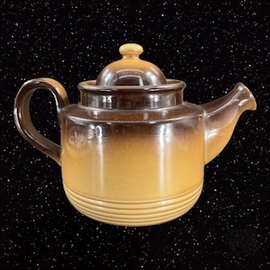 Hoganas Keramik Teapot Stoneware Sweden Ceramic Tea Pot Old Mark Vintage READ
