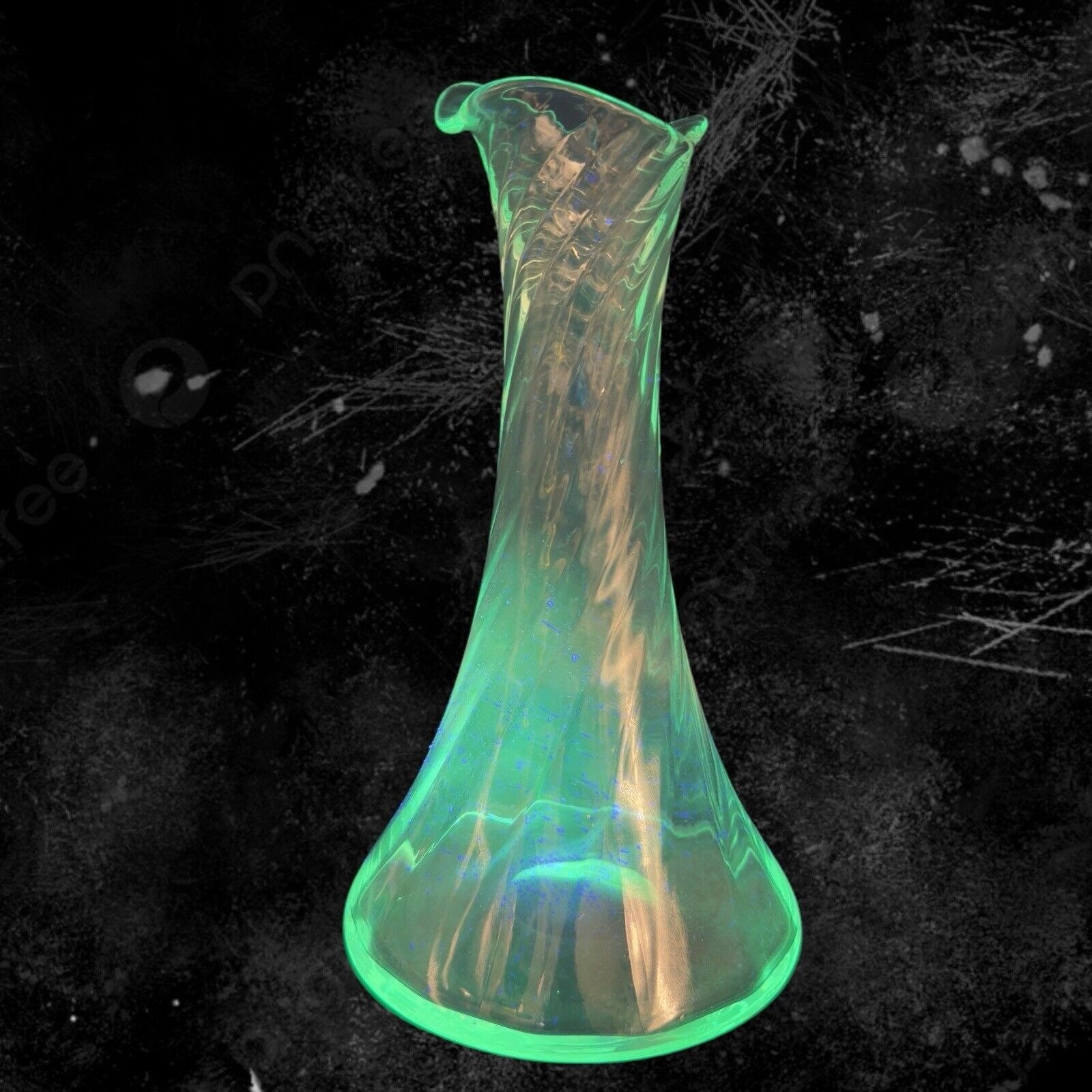 Orrefors Helena Optic Carafe Decanter Pitcher Clear Swirl