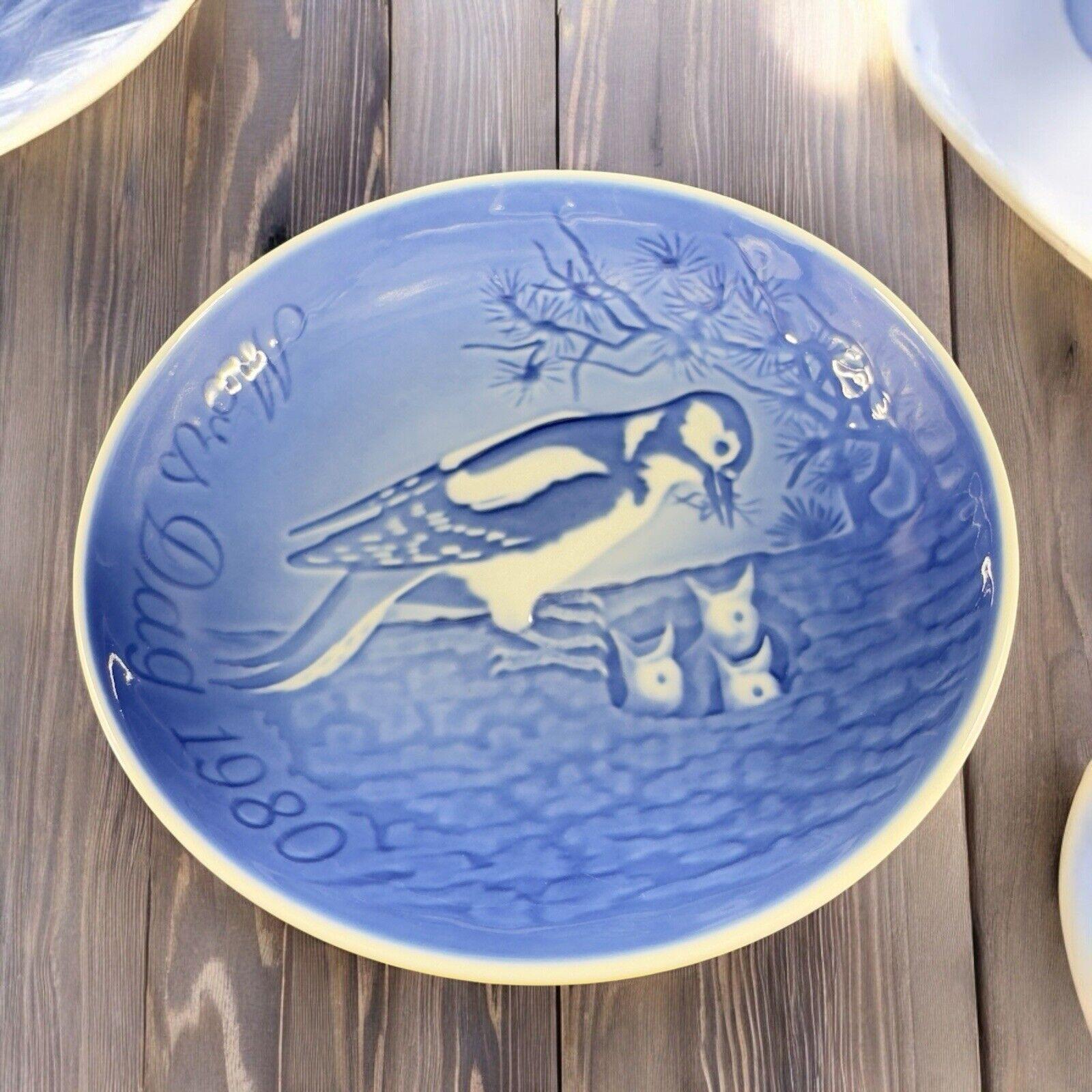 1980 Bing & Grondahl Plate Mothers Day Copenhagen Denmark Round