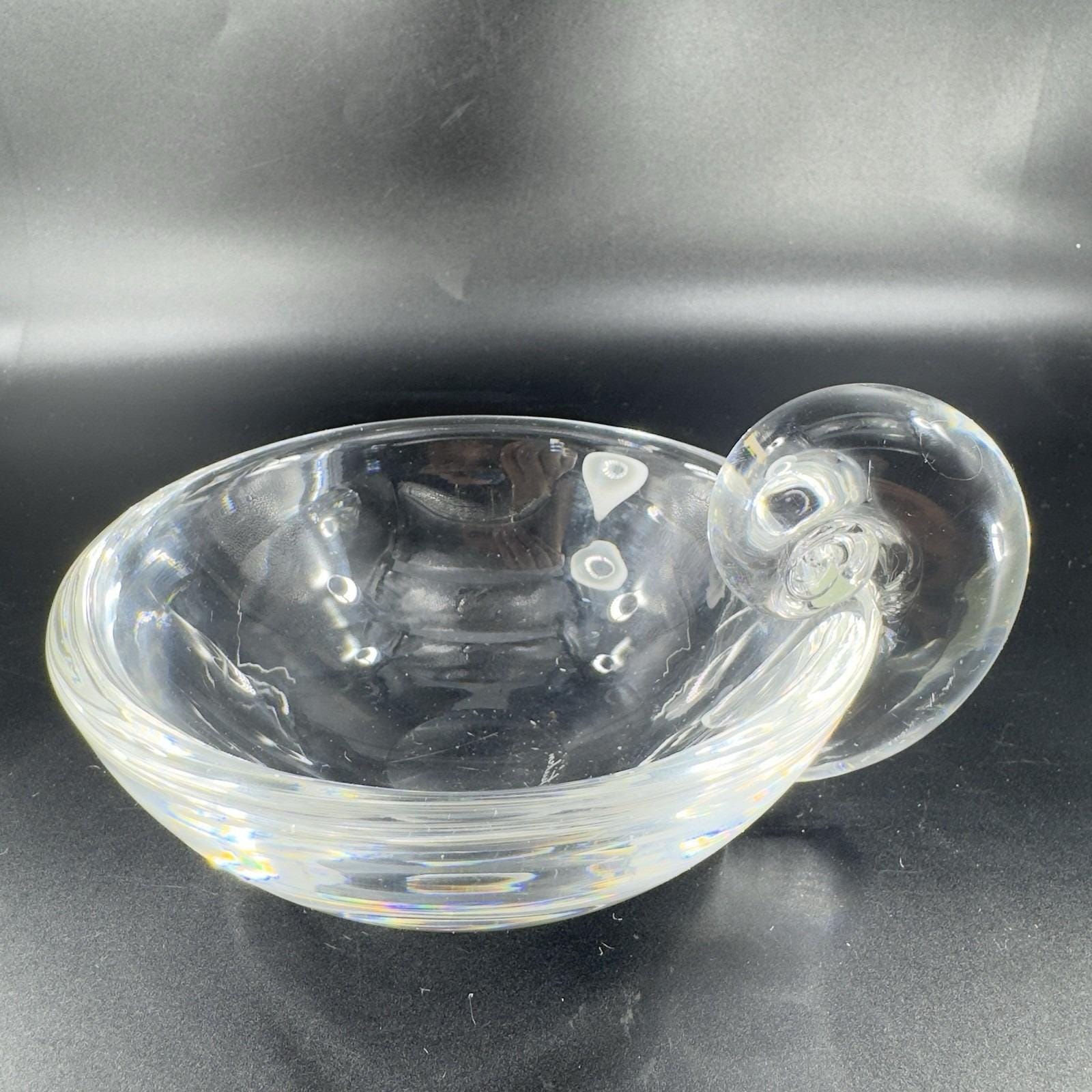 Steuben Galss スパイラル ボウル 18cm Vintage Steuben Glass 