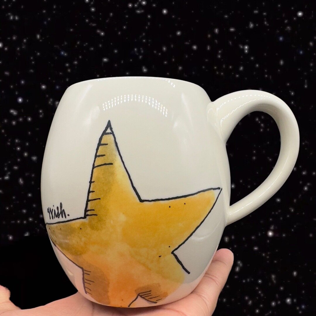 Tazza In Ceramica Rae Dunn By Magenta – Scritta “WAKE UP”, Collezione LL, Artigianale, 11,4 Cm, Microwavable E Lavastoviglie, Oggetto Unico - 2