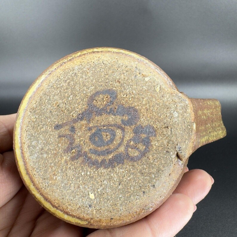 Vintage Hand Made Studio Art Pottery Stoneware Small Pitcher Creamer