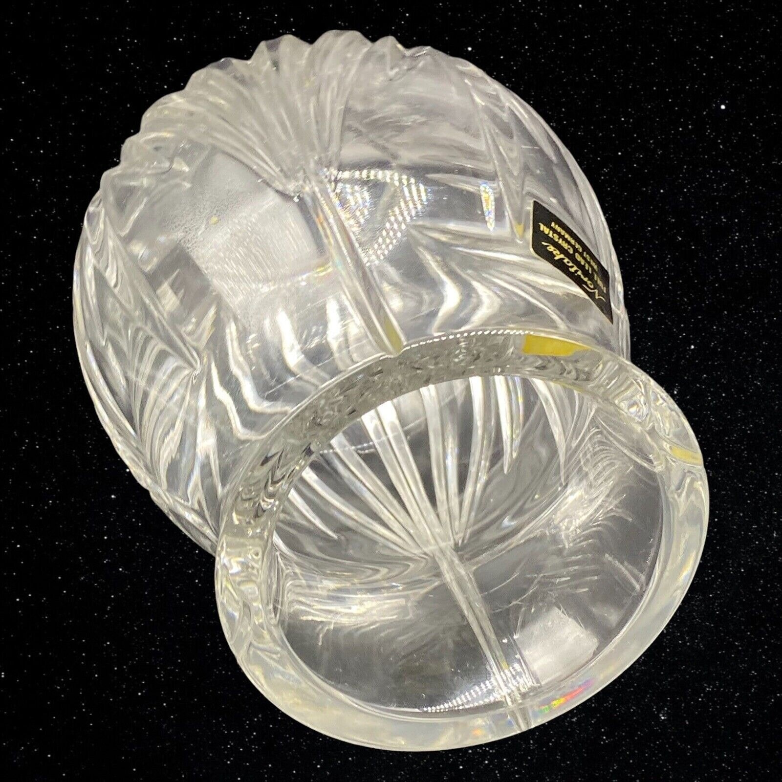 Noritake Full Lead Crystal West Germany Lamp Shade Art Glass 5.5T 4W Etsy