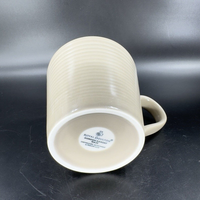 Royal Doulton GORDON RAMSAY Maze Taupe Coffee Mug Cup Ceramic 14 Oz ...