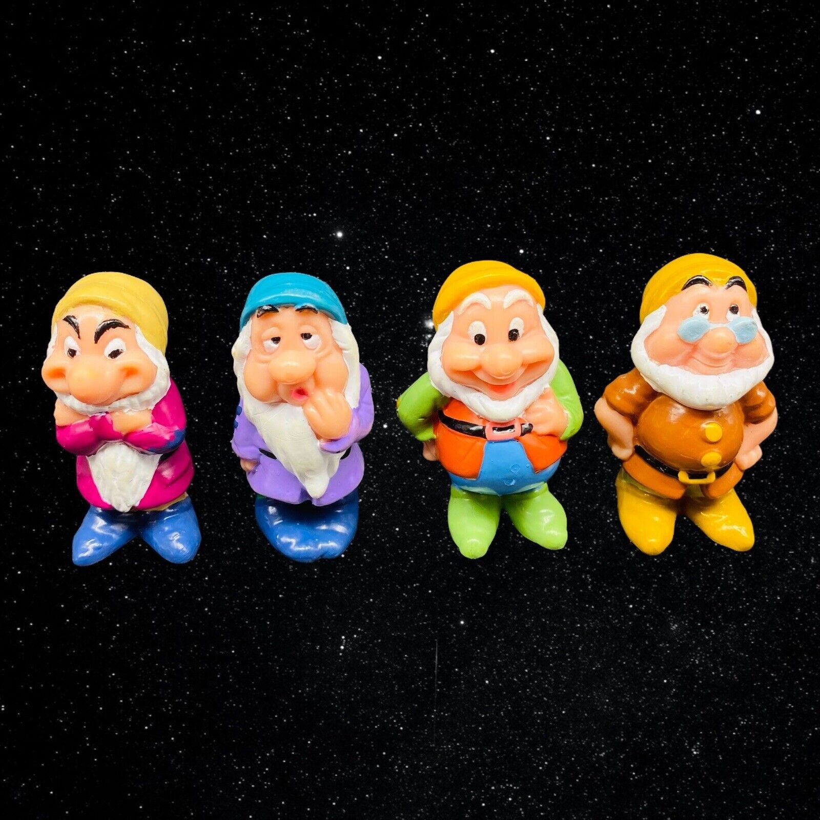 Walt Disney Snow White Seven Dwarfs PVC Rubber Miniature 4