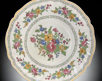 Antique Royal Doulton The Cavendish Porcelain Large Round Tray Charger Dish VTG